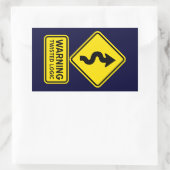 Rectangulaire Sticker logique tordu (Sac)