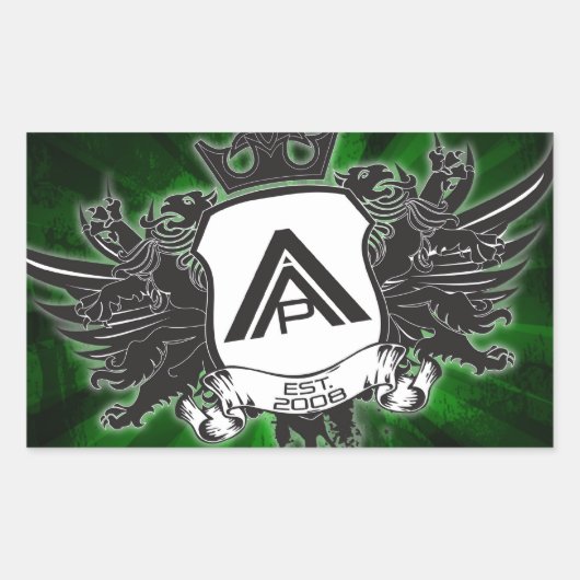 RECTANGULAIRE STICKER LOGO AAP (Devant)