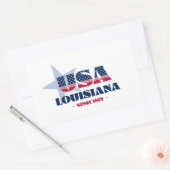 Rectangulaire Sticker Louisiana My Home State (Enveloppe)