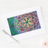 Rectangulaire Sticker Mandala 6 (Enveloppe)