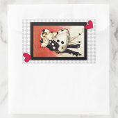 Rectangulaire Sticker Masquerade de Pierrot (Sac)