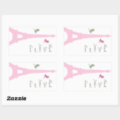 Rectangulaire Sticker Merci Inséparable (Feuille)