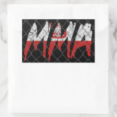 Rectangulaire Sticker MIXED MARTIAL ART polonais (Sac)