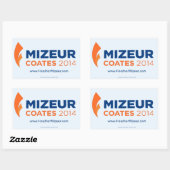 Rectangulaire Sticker Mizeur Coates (Feuille)