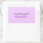 Rectangulaire Sticker Moments incroyables (Sac)