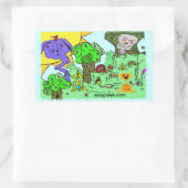 Rectangulaire Sticker Monster Valley (Sac)