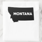 Rectangulaire Sticker Montana (Sac)