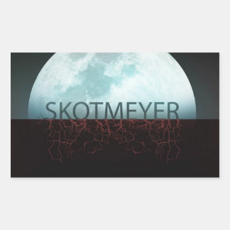 Rectangulaire Sticker Moon Meyer Skot Par Karen Kreature