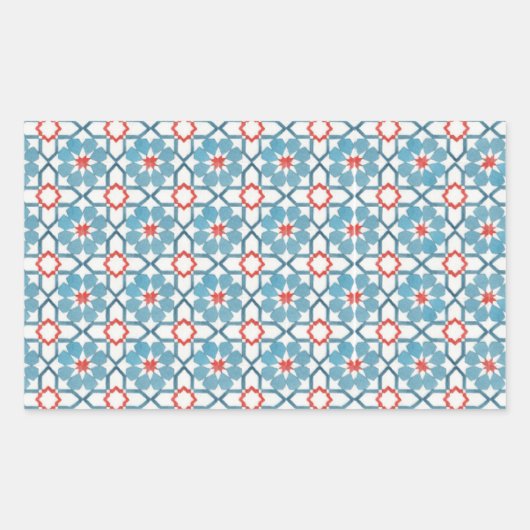 Rectangulaire Sticker Moroccan Zelij*Ceramic (Devant)