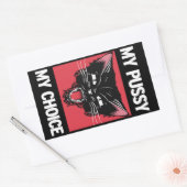 Rectangulaire Sticker My Choice My Pussy (Enveloppe)