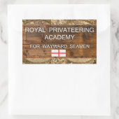Rectangulaire Sticker OFMD de la Royal Privateering Academy (Sac)