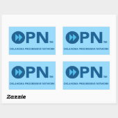 Rectangulaire Sticker OPN (Feuille)