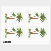 Rectangulaire sticker PALM TREE (Feuille)