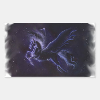 Rectangulaire Sticker Pegasus