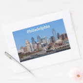 Rectangulaire Sticker Philadelphia Skyline (Enveloppe)