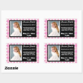 Rectangulaire Sticker photo de diplôme (Feuille)