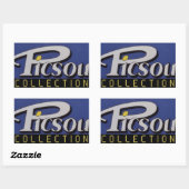 Rectangulaire Sticker Picsou Collection (Feuille)