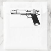 Rectangulaire Sticker Pistol (Sac)