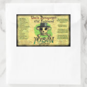 Rectangulaire Sticker Poison Ancien de l'Oncle Demogorgon (Sac)
