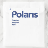 Rectangulaire Sticker Polaris (Sac)