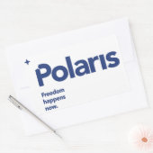 Rectangulaire Sticker Polaris (Enveloppe)