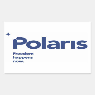 Rectangulaire Sticker Polaris
