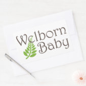 Rectangulaire Sticker pour bébé Welborn (Enveloppe)