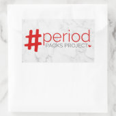 Rectangulaire Sticker pour blocs de période de projet - Rectangl (Sac)