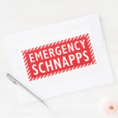 Rectangulaire Sticker pour boîte de secours - Schnapps (Enveloppe)
