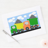 Rectangulaire Sticker pour camions à vidange (Enveloppe)