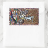 Rectangulaire Sticker pour carte de décès (Sac)