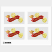 Rectangulaire Sticker pour diplôme (Feuille)