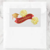 Rectangulaire Sticker pour diplôme (Sac)