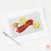 Rectangulaire Sticker pour diplôme (Enveloppe)