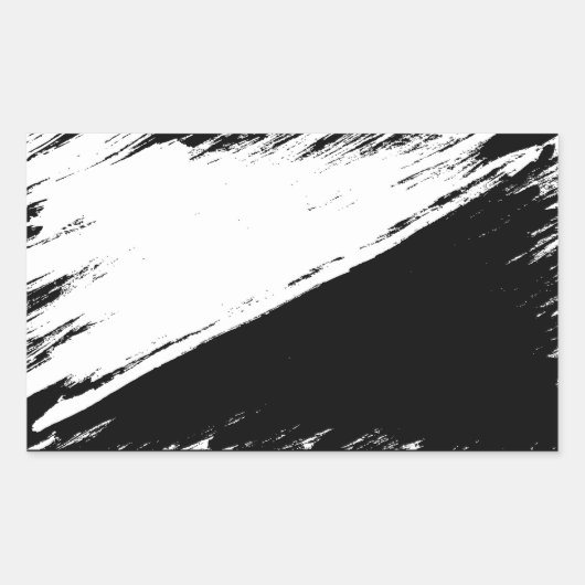Rectangulaire Sticker pour drapeau anti-archo-pacifiste (Devant)