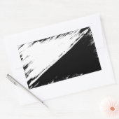 Rectangulaire Sticker pour drapeau anti-archo-pacifiste (Enveloppe)