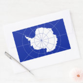 Rectangulaire Sticker pour drapeau de l'Antarctique* (Enveloppe)