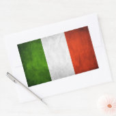 Rectangulaire Sticker pour drapeau italien (Enveloppe)