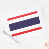 Rectangulaire Sticker pour drapeau thaïlandais (Enveloppe)