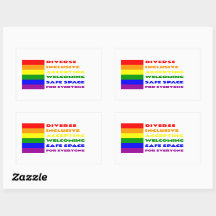 Sticker pour espace sécurisé LGBTQ+