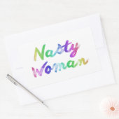 Rectangulaire Sticker pour femme Nasty (Enveloppe)
