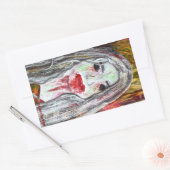 Rectangulaire Sticker pour femme Zombie (Enveloppe)