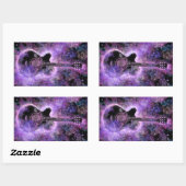 Rectangulaire Sticker pour guitare Rock Music (Feuille)