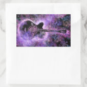 Rectangulaire Sticker pour guitare Rock Music (Sac)