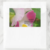 RECTANGULAIRE STICKER POUR LA JOURNÉE DES FILLES (Sac)