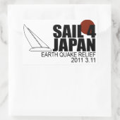 Rectangulaire Sticker pour le rectangle Japon (Sac)