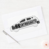Rectangulaire Sticker pour les amateurs de iM (Enveloppe)