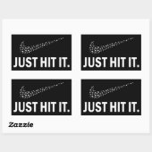 Rectangulaire Sticker Pour Les Amateurs De Mauvaises Herbes, Il  (Feuille)