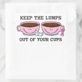 Rectangulaire Sticker pour les tasses (Sac)