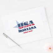 Rectangulaire Sticker pour l'état du Montana (Enveloppe)